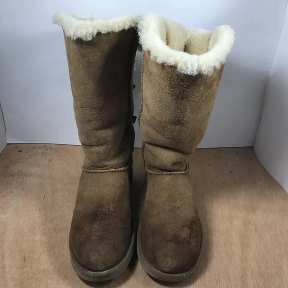 Ugg Womens Australia 1007308 Tall Brown Boots Size 6 - Picture 2 of 8
